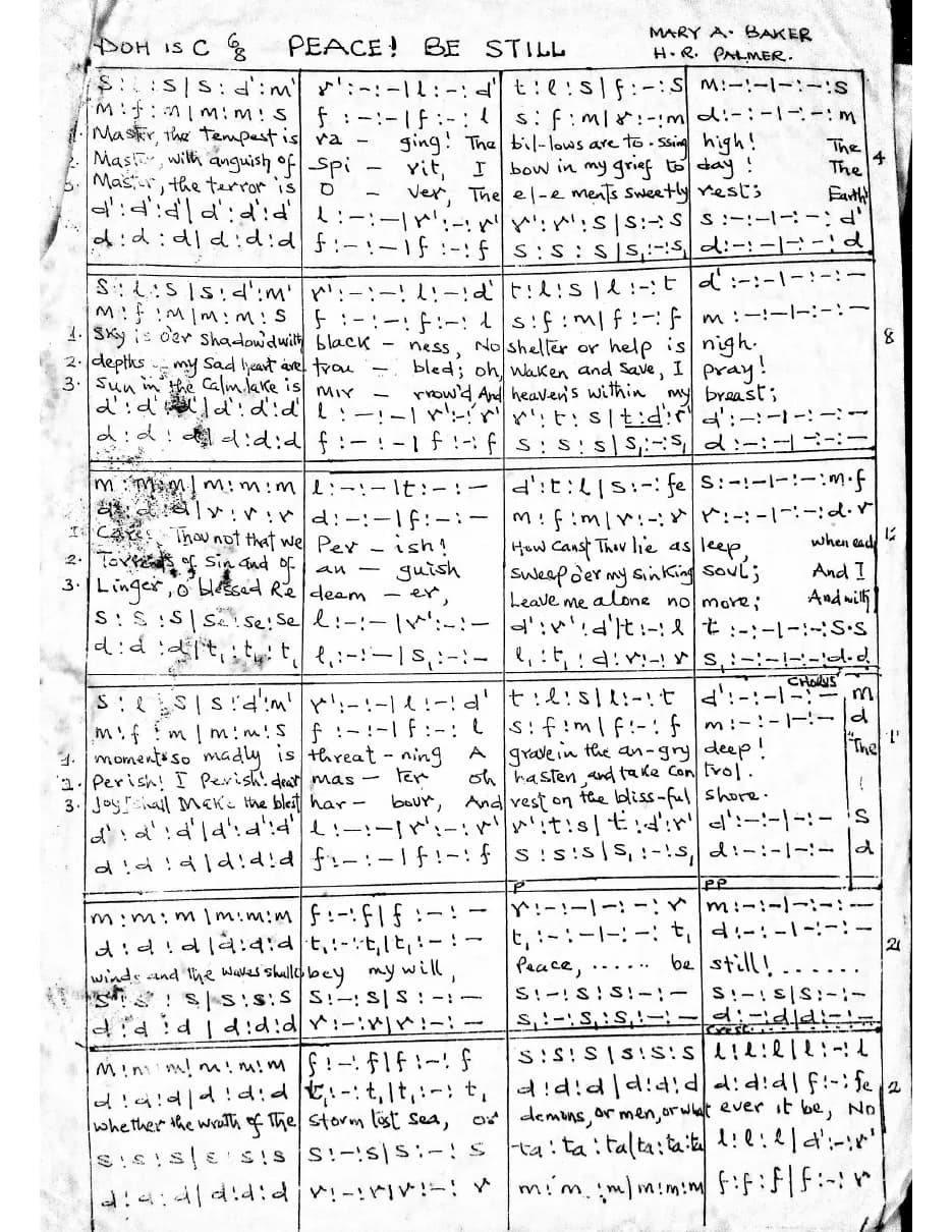 Requiem Master the Tempest — first page