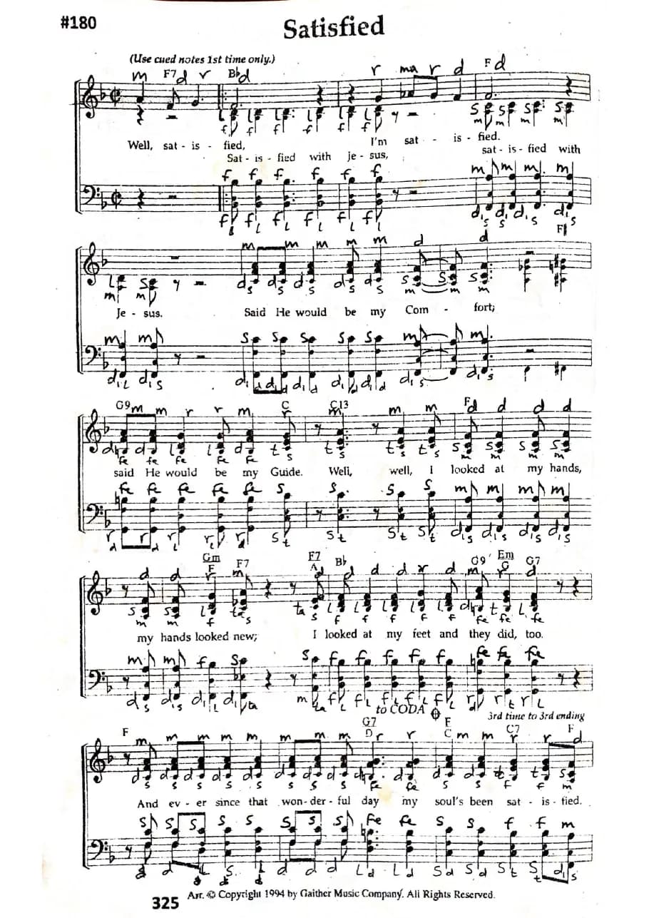 Satisfied — first page