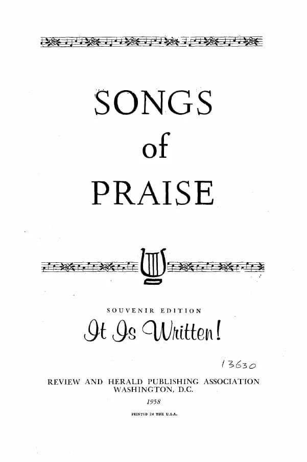 Song of Praise Satb — first page