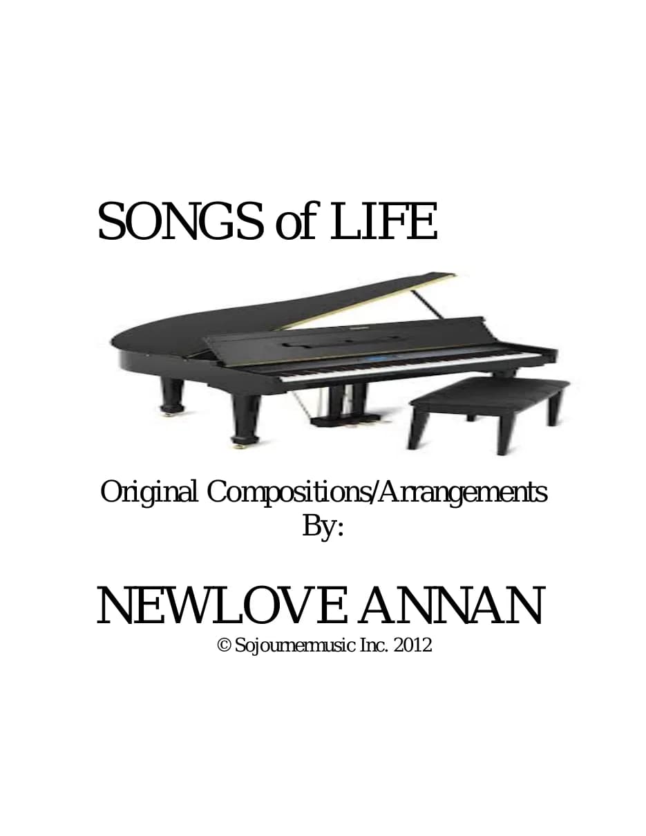 Songs of — first page
