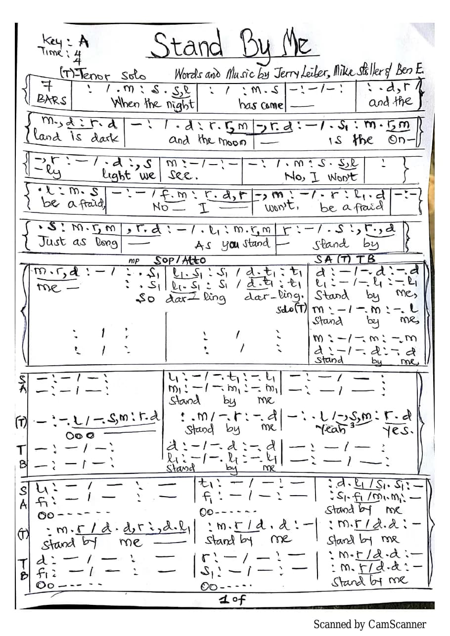 Stand — first page