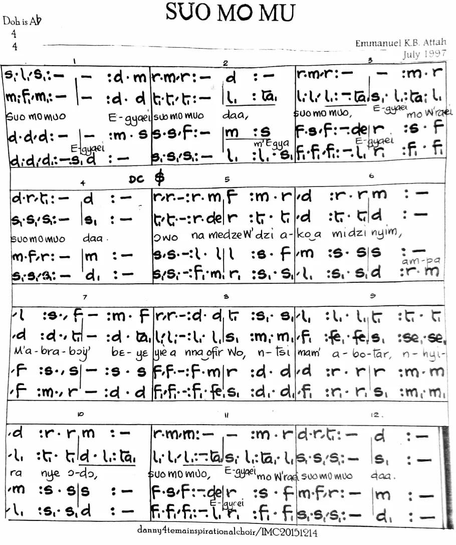 Suo Mo Mu — first page