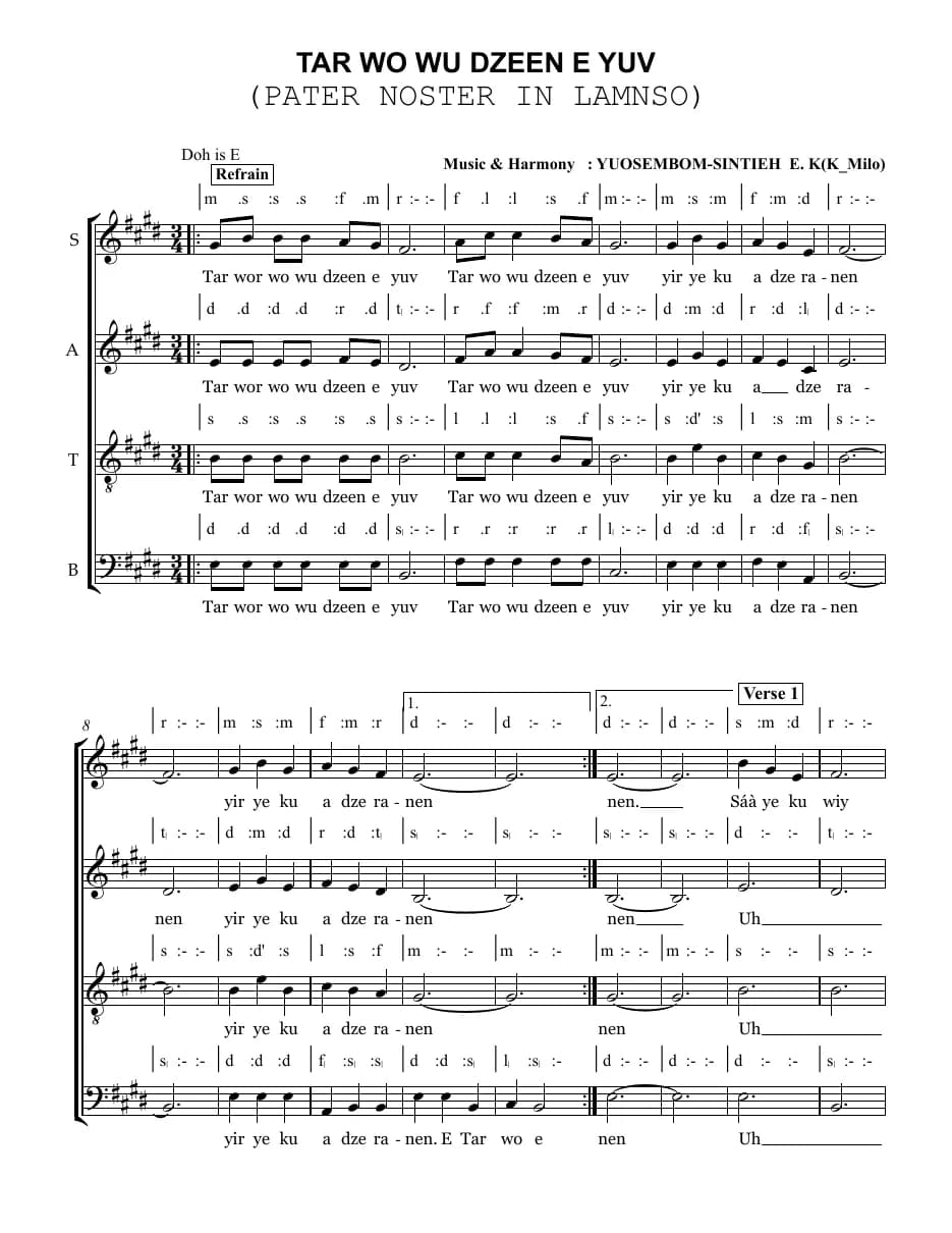 Tar Wor V — first page
