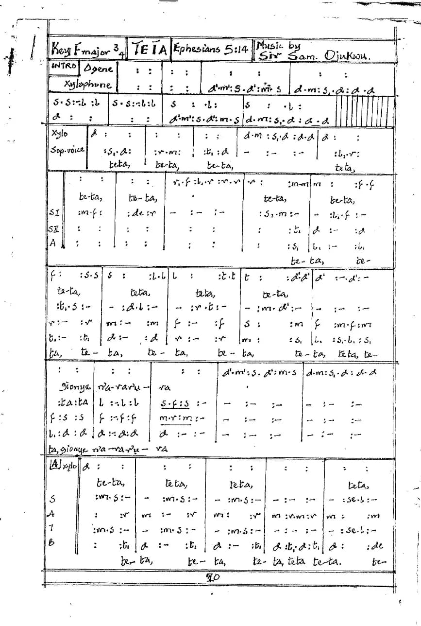 Teta — first page