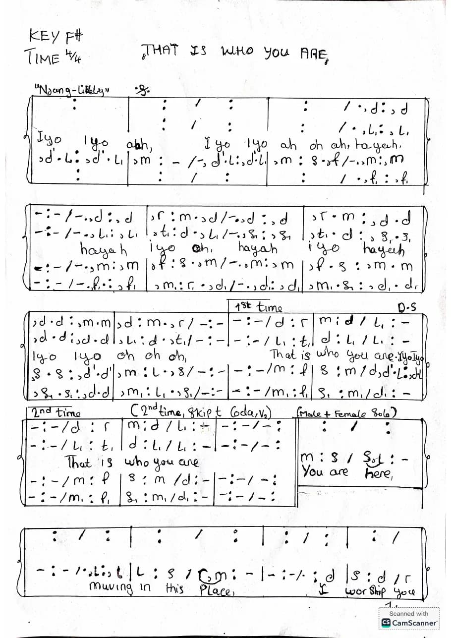 That Is Who You Are -1 — first page