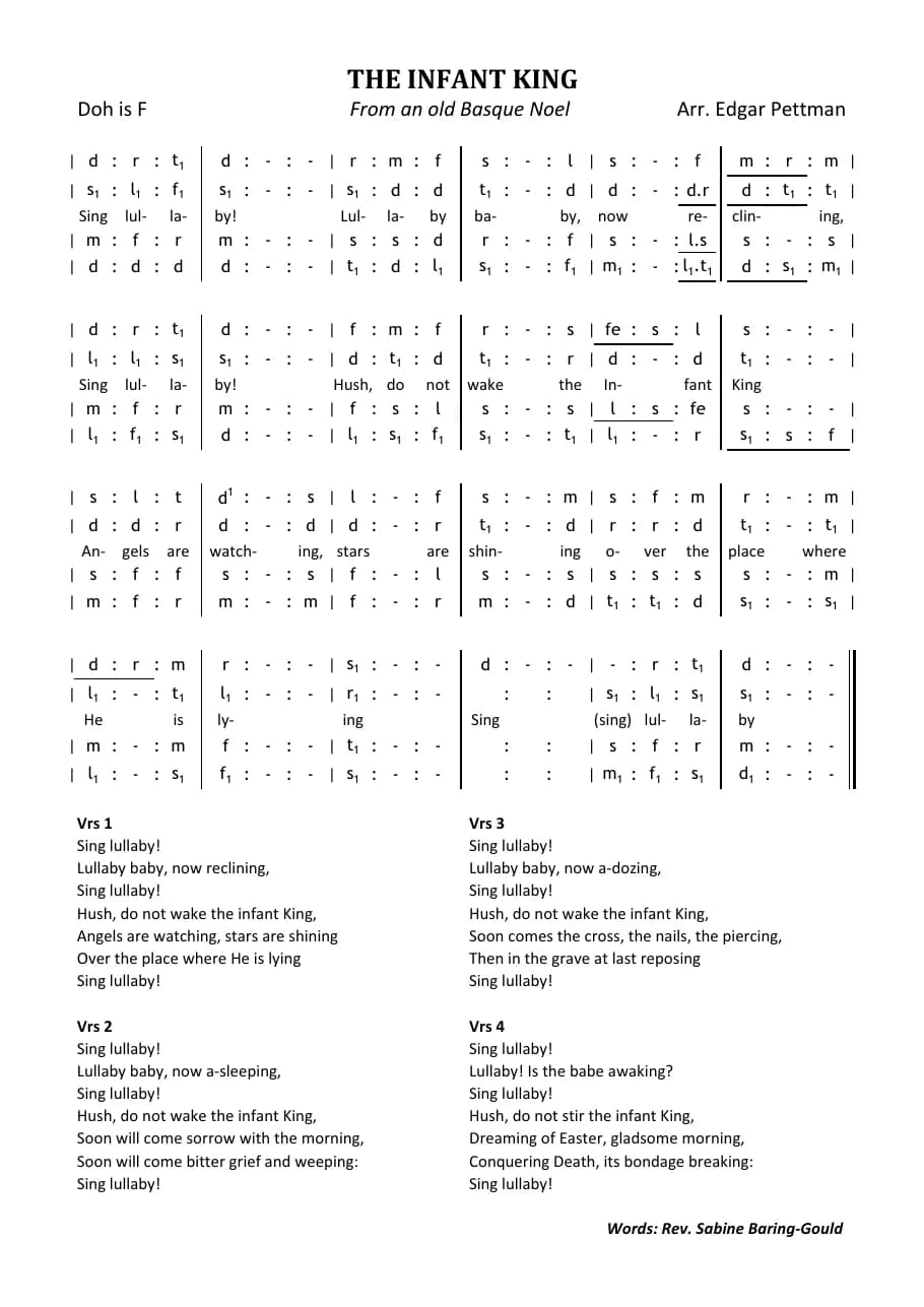 The - Infant - King — first page