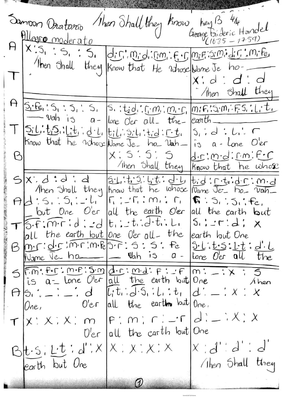 Then Shall They Know from Messiah — first page