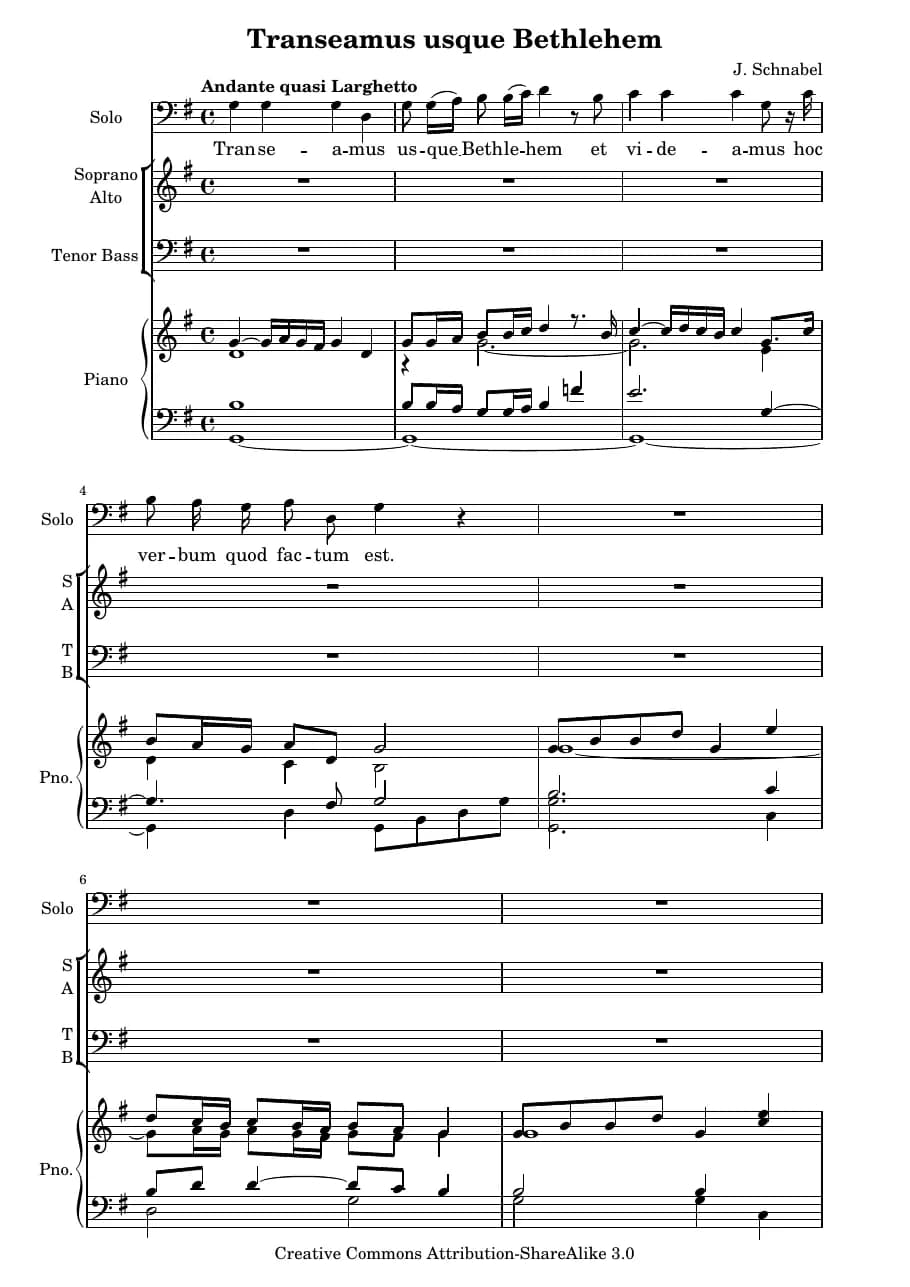 Transeamus — first page