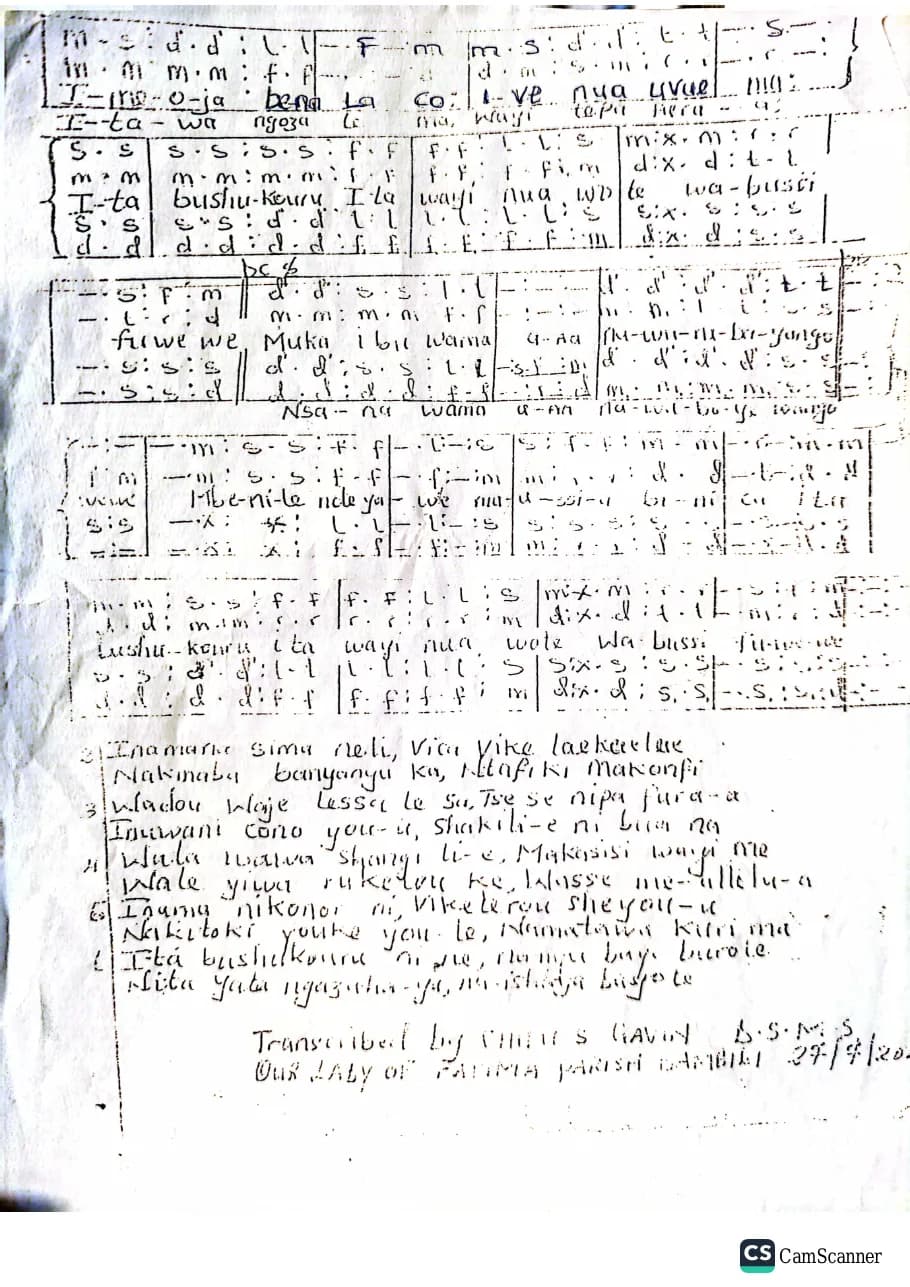 Wabussi — first page