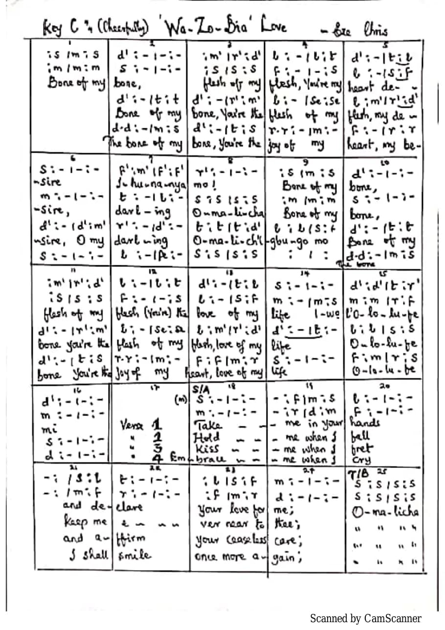 Wedding Wazobia Love — first page