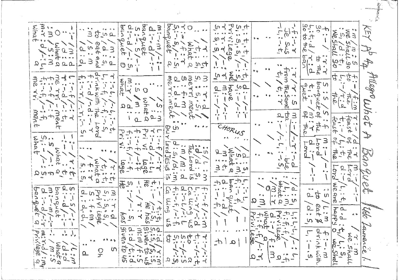 What a Banquet — first page