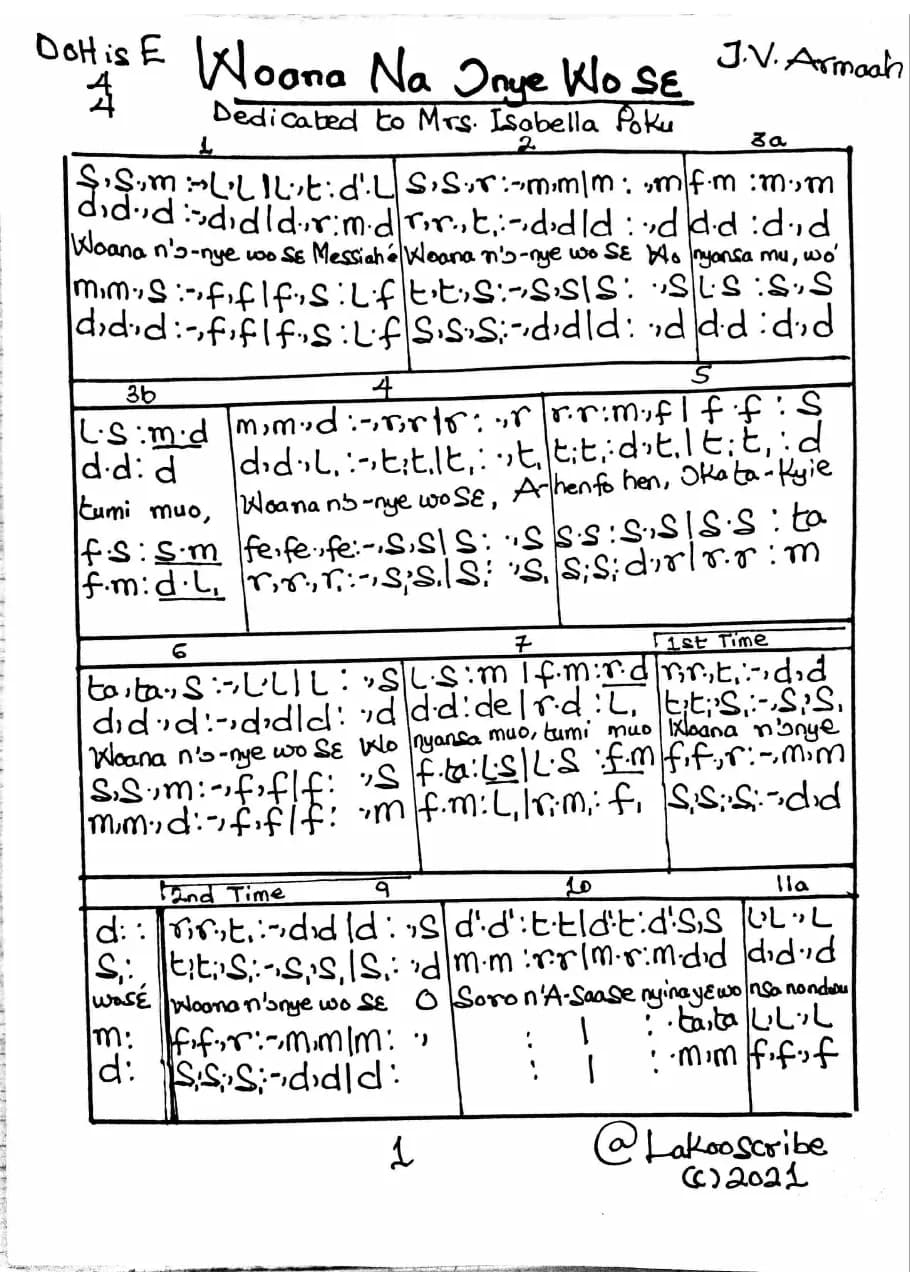 Woana Na Ɔnyɛ Wo Sɛ Jva @Lakooscribe — first page