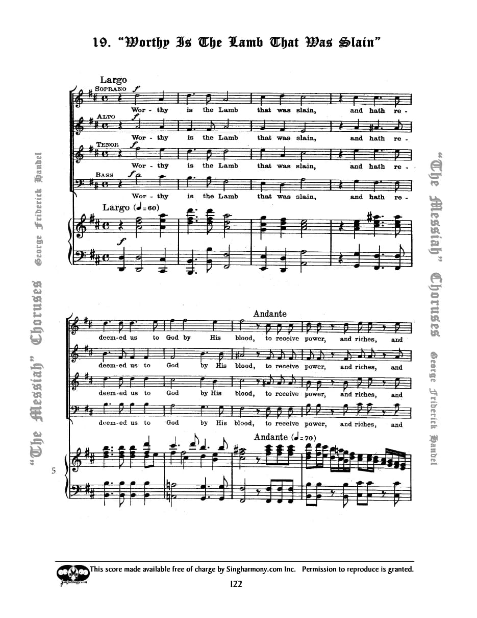 Worthy - Amen — first page