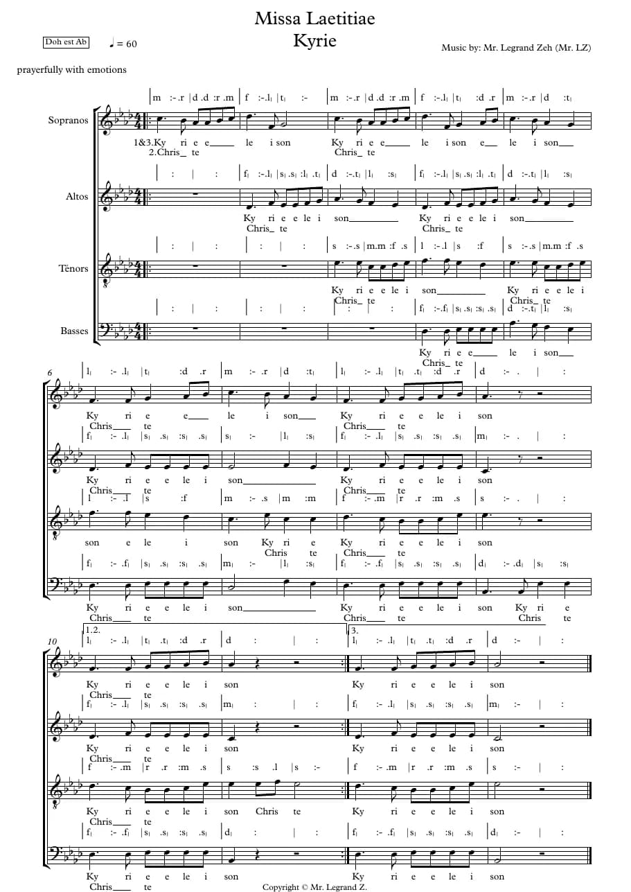 Yr Missa Laetitiae Mr. Legrand Z.Merged — first page